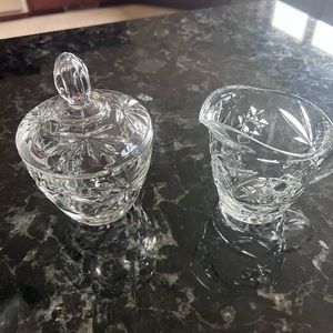 Princess House Sugar and Cream Holders